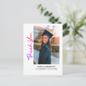 Carte Postale Remise de diplôme simple moderne (Debout devant)