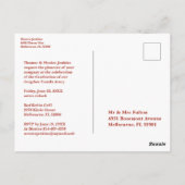 Carte Postale Remise des diplômes de maternelle Hearts 3 Photos  (Dos)