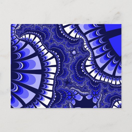 Carte Postale Remix Bleu et Blanc (Devant)