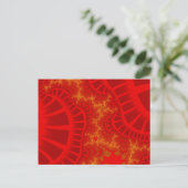 Carte Postale Remix rouge cerise (Debout devant)