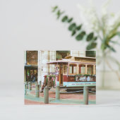 Carte Postale Remorquage du téléphérique (Debout devant)