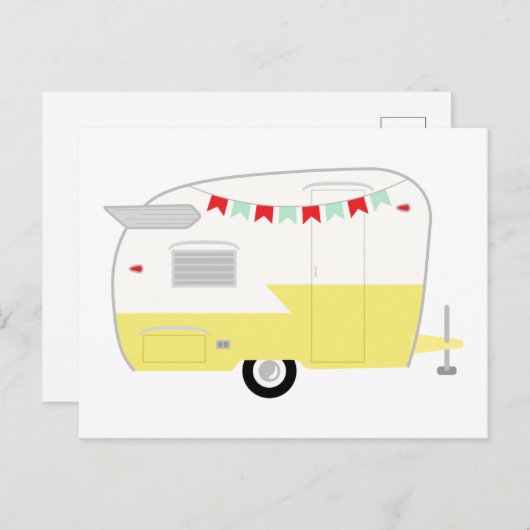 Carte Postale Remorque (Devant / Derrière)