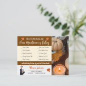 Carte Postale Remorque Automne Realtor Marketing (Debout devant)