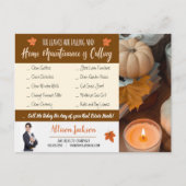 Carte Postale Remorque Automne Realtor Marketing (Devant)