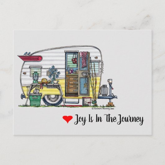 Carte Postale Remorque Camper Shasta RV (Devant)