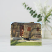 Carte postale Remorque Carvan en bois (Debout devant)