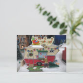 Carte Postale Remorque de Noël (Debout devant)