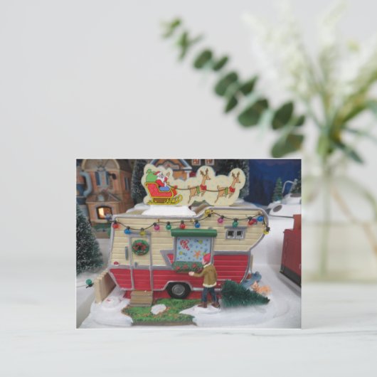 Carte Postale Remorque de Noël (Debout devant)