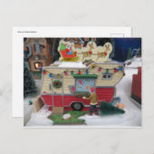 Carte Postale Remorque de Noël (Devant / Derrière)