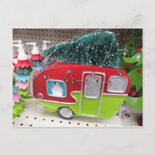 Carte Postale Remorque de Noël (Devant)