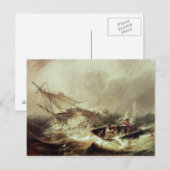 Carte Postale Remorque pour secourir l'épave (Devant / Derrière)