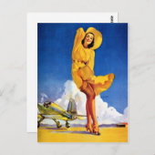 Carte Postale Remorque vers le haut (Devant / Derrière)