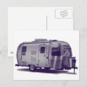 Carte Postale Remorque violette (Devant / Derrière)