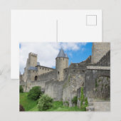 Carte Postale Remparts de Carcassonne (Devant / Derrière)