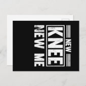 Carte Postale Remplacement du genou Nouveau genou Nouveau (Devant / Derrière)