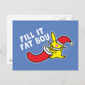 Carte Postale Remplir le gros garçon (Devant / Derrière)