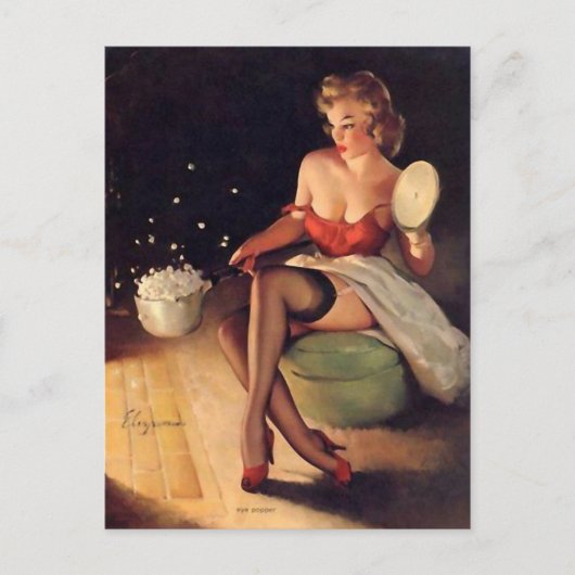 Carte Postale Remplissage de l'épingle du maïs vers le haut (Devant)