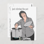 carte postale "remuer la marmite" (Devant / Derrière)