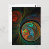 Carte postale Renaissance Art Abstrait (Devant / Derrière)