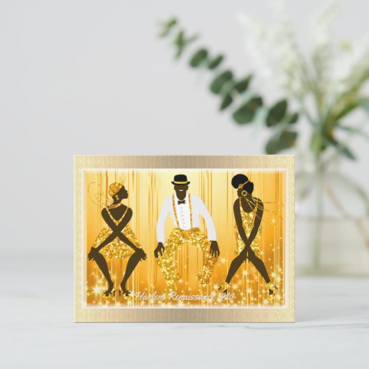 Carte Postale Renaissance de Harlem 1920 (Debout devant)