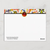 CARTE POSTALE RENAISSANCE FLORENTINE EAUX FLORALES, FLEURS (Dos)