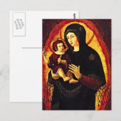 Carte Postale Renaissance Madonna (Devant / Derrière)