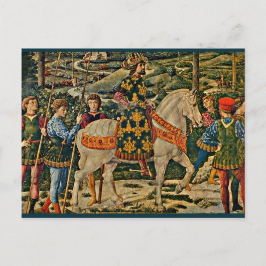 Carte Postale Renaissance royal à cheval (Devant)