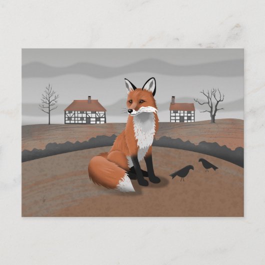 Carte Postale Renard (Devant)