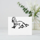 Carte Postale renard (Debout devant)