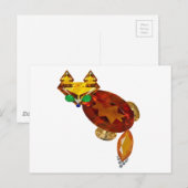 Carte Postale Renard (Devant / Derrière)