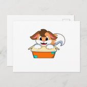 Carte Postale Renard avec boîte (Devant / Derrière)