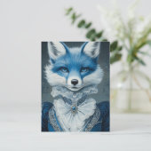 Carte Postale Renard Bleu (Debout devant)