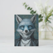 Carte Postale Renard Bleu (Debout devant)