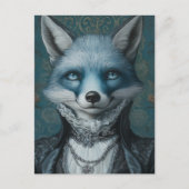 Carte Postale Renard Bleu (Devant)