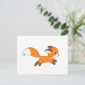 Carte Postale Renard coureur mignon (Debout devant)