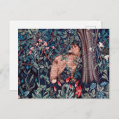 Carte Postale Renard dans la forêt, William Morris (Devant / Derrière)