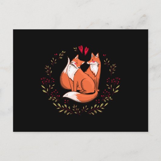 Carte Postale Renard de Valentine (Devant)