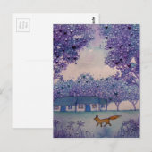 Carte Postale Renard errant (Devant / Derrière)