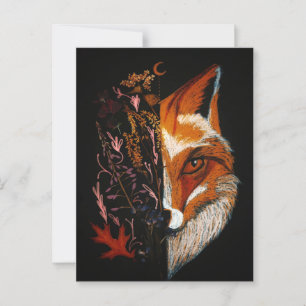 Carte Postale Renard résilient 