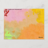 Carte Postale Renard rouge (Dos)