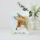 Carte Postale Renard roux (Debout devant)
