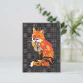 Carte Postale Renard sophistiqué (Debout devant)