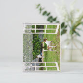 Carte Postale Renard Terriers À La Découverte Du Jardin, (Debout devant)