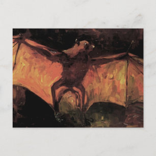 Carte Postale Renard volant chauve-souris par Vincent van Gogh
