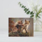 Carte Postale Renards (Debout devant)
