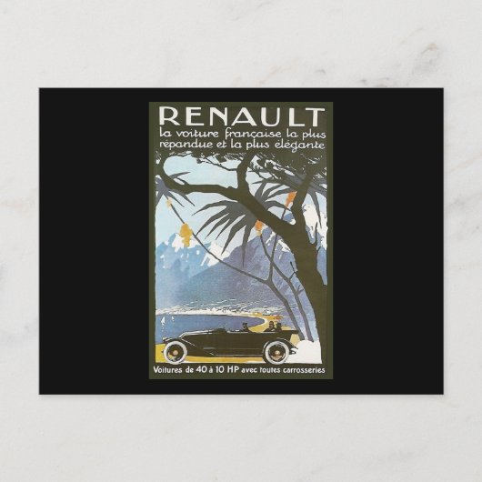 Carte Postale Renault (Devant)