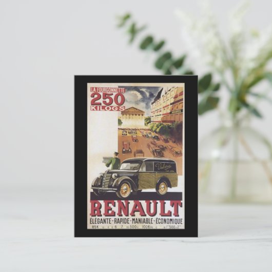 Carte Postale Renault (Debout devant)