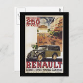 Carte Postale Renault (Devant / Derrière)