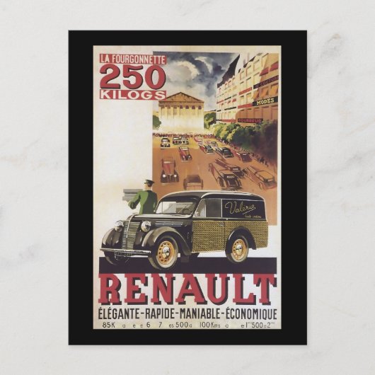 Carte Postale Renault (Devant)