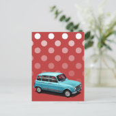 Carte postale Renault 4L (Debout devant)